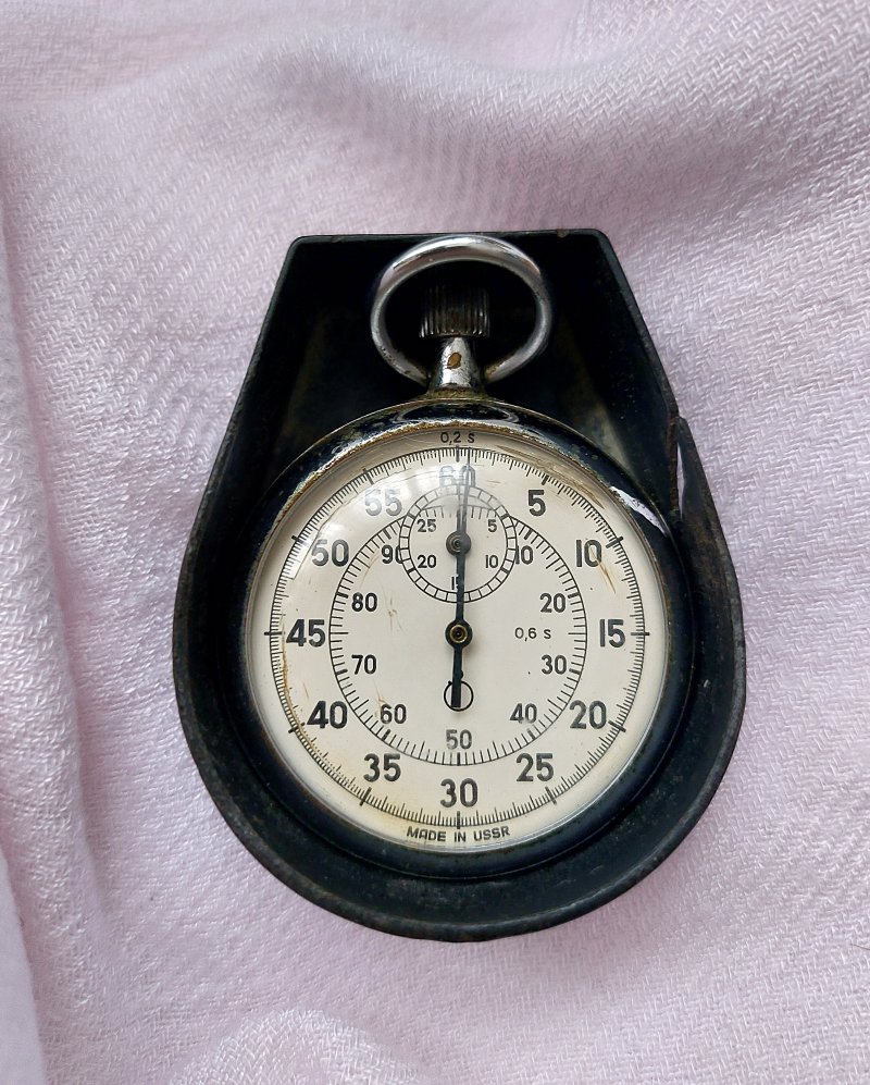 Agat soviet USSR stopwatch with case