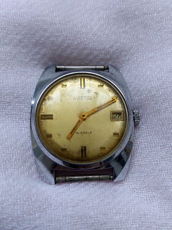 Wostok vintage soviet watch.