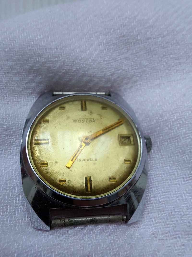 Wostok vintage soviet watch.